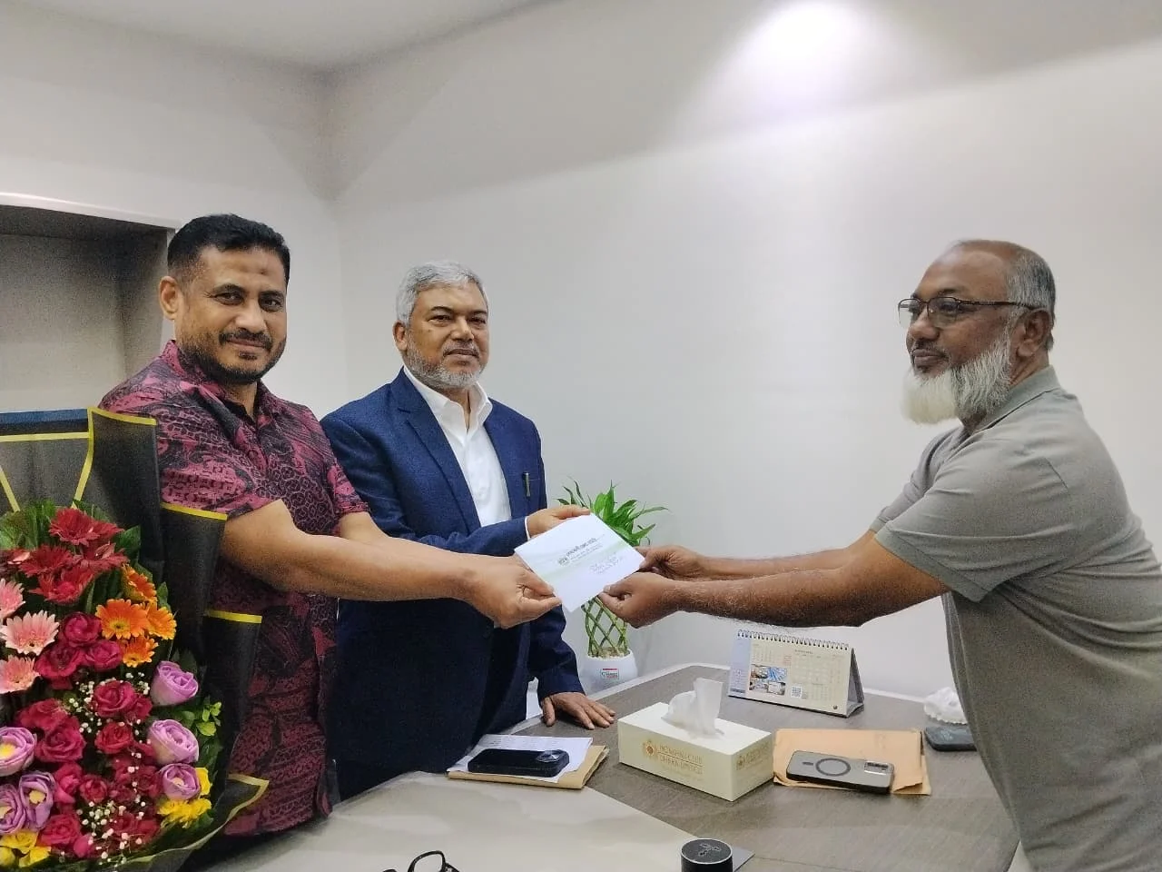 Preparation meeting and invitation for the reception ceremony of Noakhali District Association