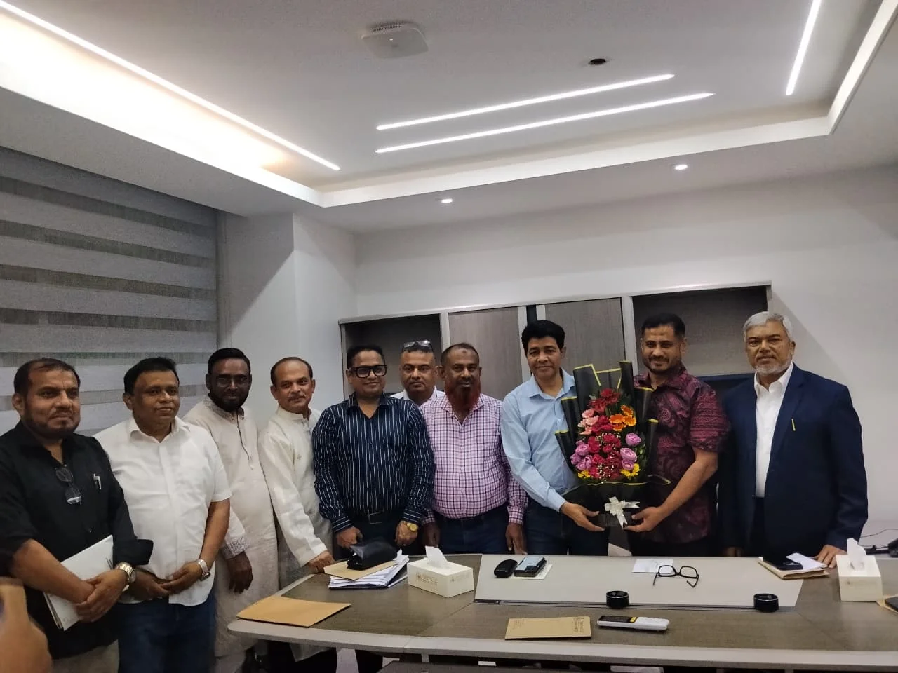 Preparation meeting and invitation for the reception ceremony of Noakhali District Association