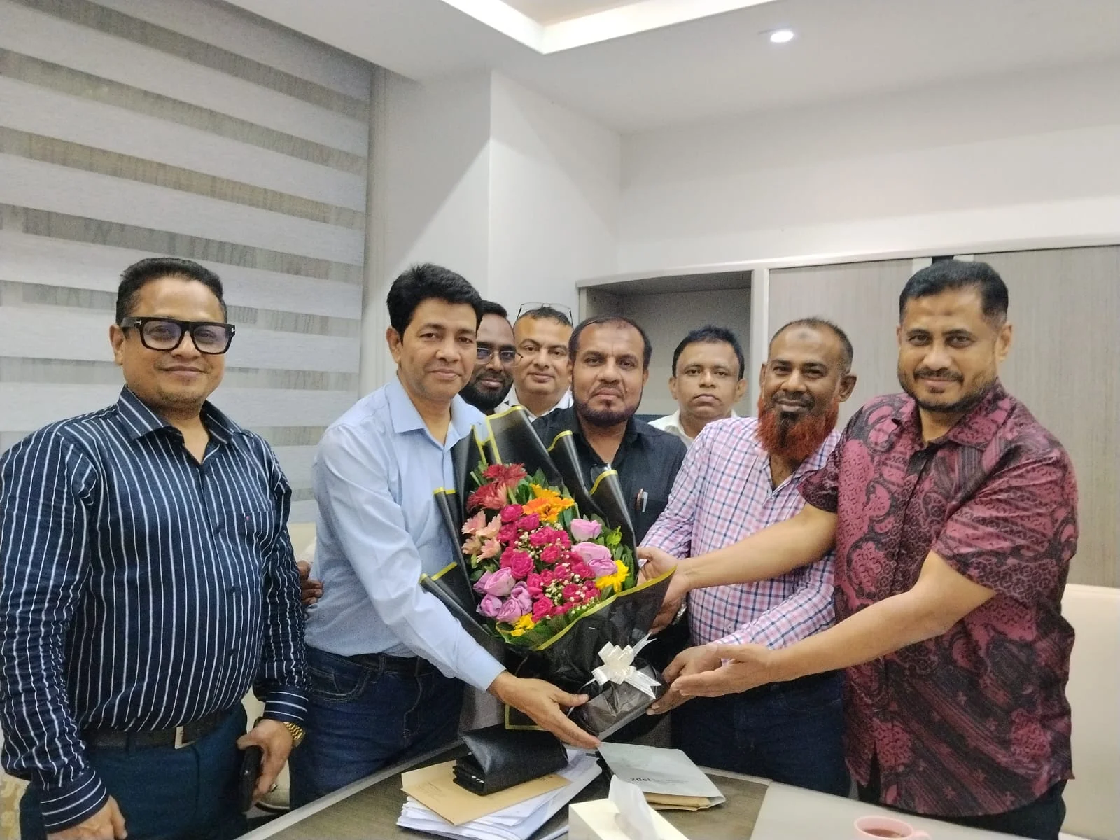 Preparation meeting and invitation for the reception ceremony of Noakhali District Association